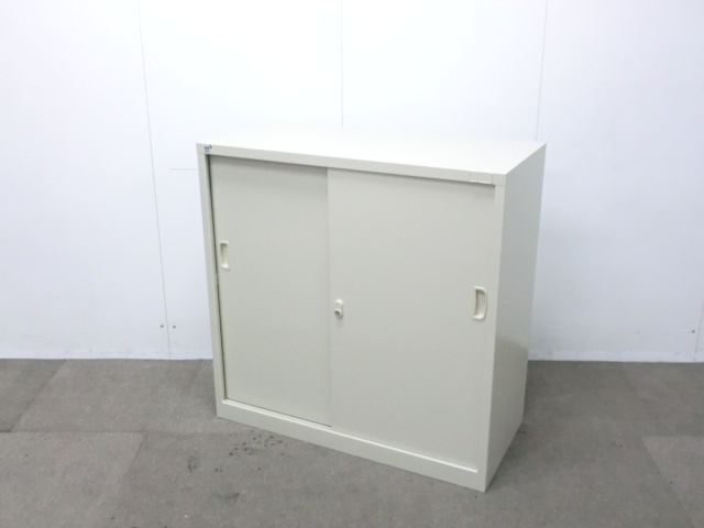 生興 / ニューグレー / 【中古】 引違い書庫