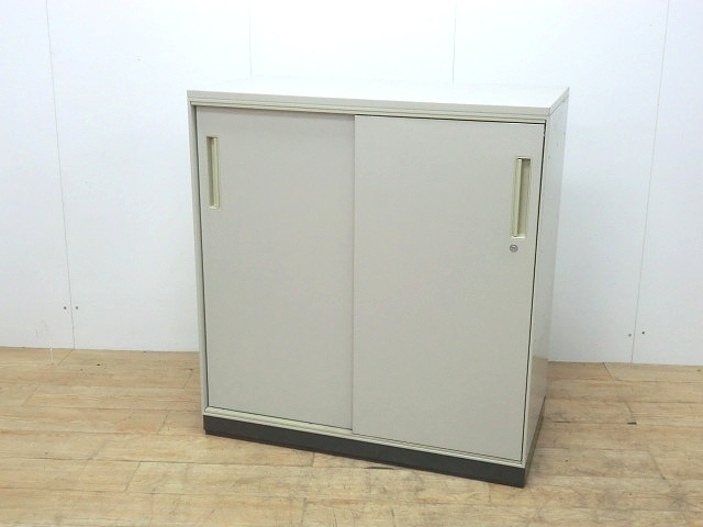 引き違いキャビネット コクヨ ニューグレー 74271
