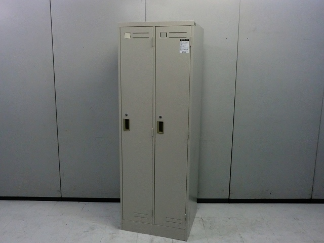 ロッカー2人用 コクヨ LK-2F1T ニューグレー 65642